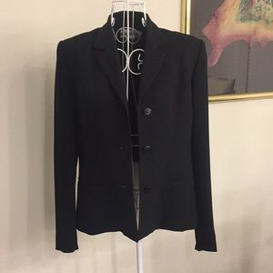 Casual Corner Black 3 Button Blazer, EUC, Size 4